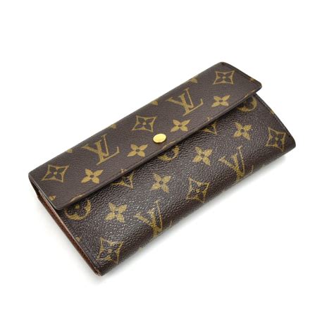 lv monogram canvas sarah wallet|louis vuitton wallet snap.